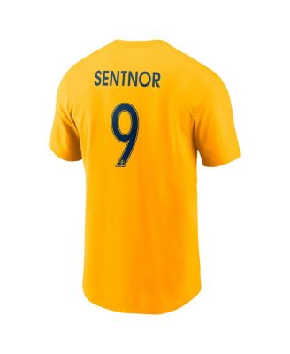 Men's Ally Sentnor Gold Utah Royals Core Crew Neck T-Shirt