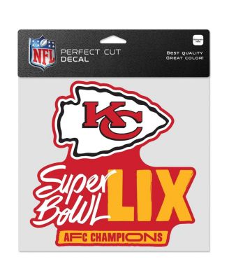 Wincraft - Kansas City Chiefs 2024 AFC Champions 8" x 8" Perfect Cut Decal