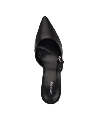 Women's Jansy Buckle Strap Mid-Stiletto Pumps