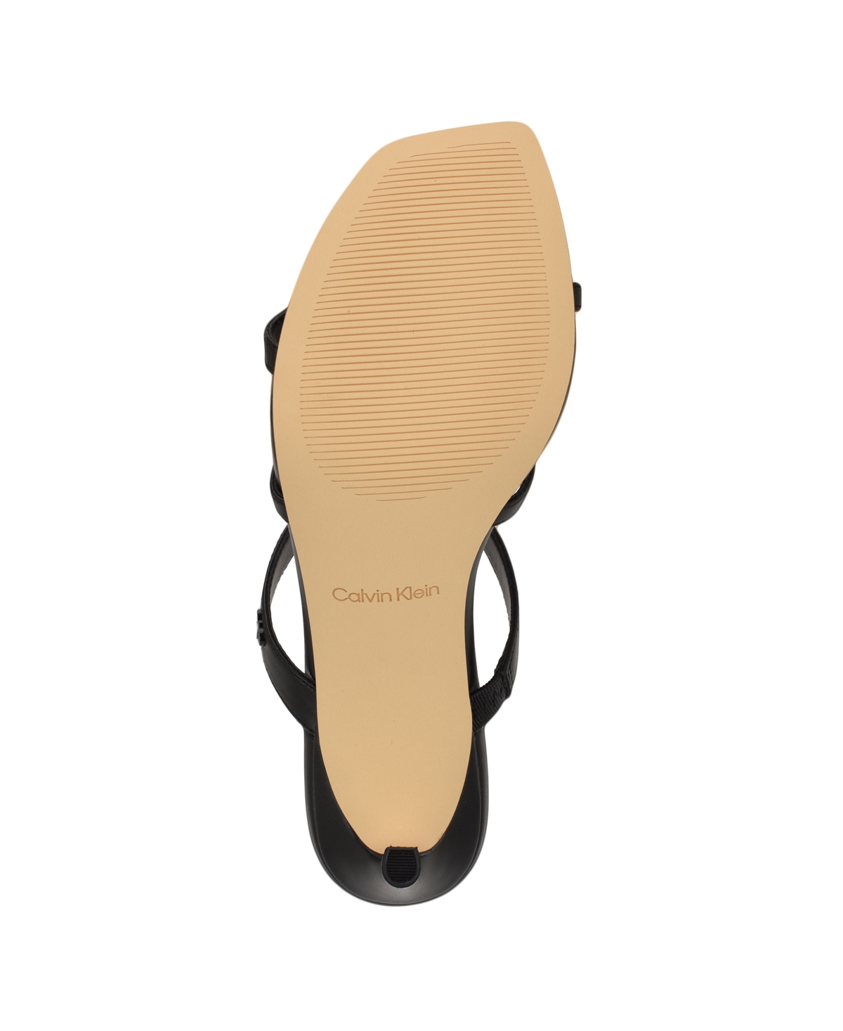Calvin Klein Women's Hiledy Caged Slip-on Stiletto Sandals In Black