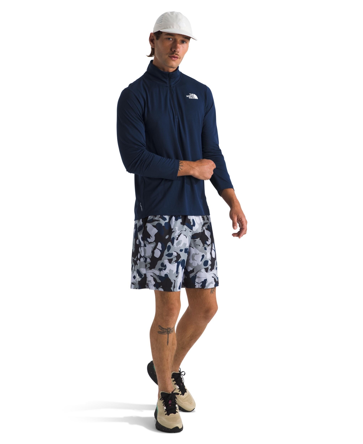 THE NORTH FACE MEN'S ZIP T-SHIRT 