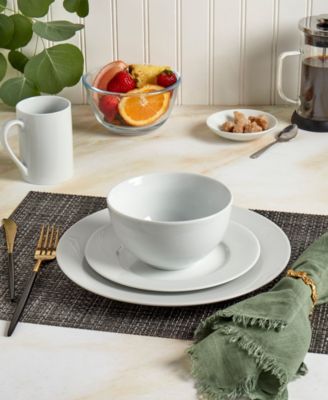 Tabletops Gallery Soleil 16-Pc. Ash White Set, Service for 4