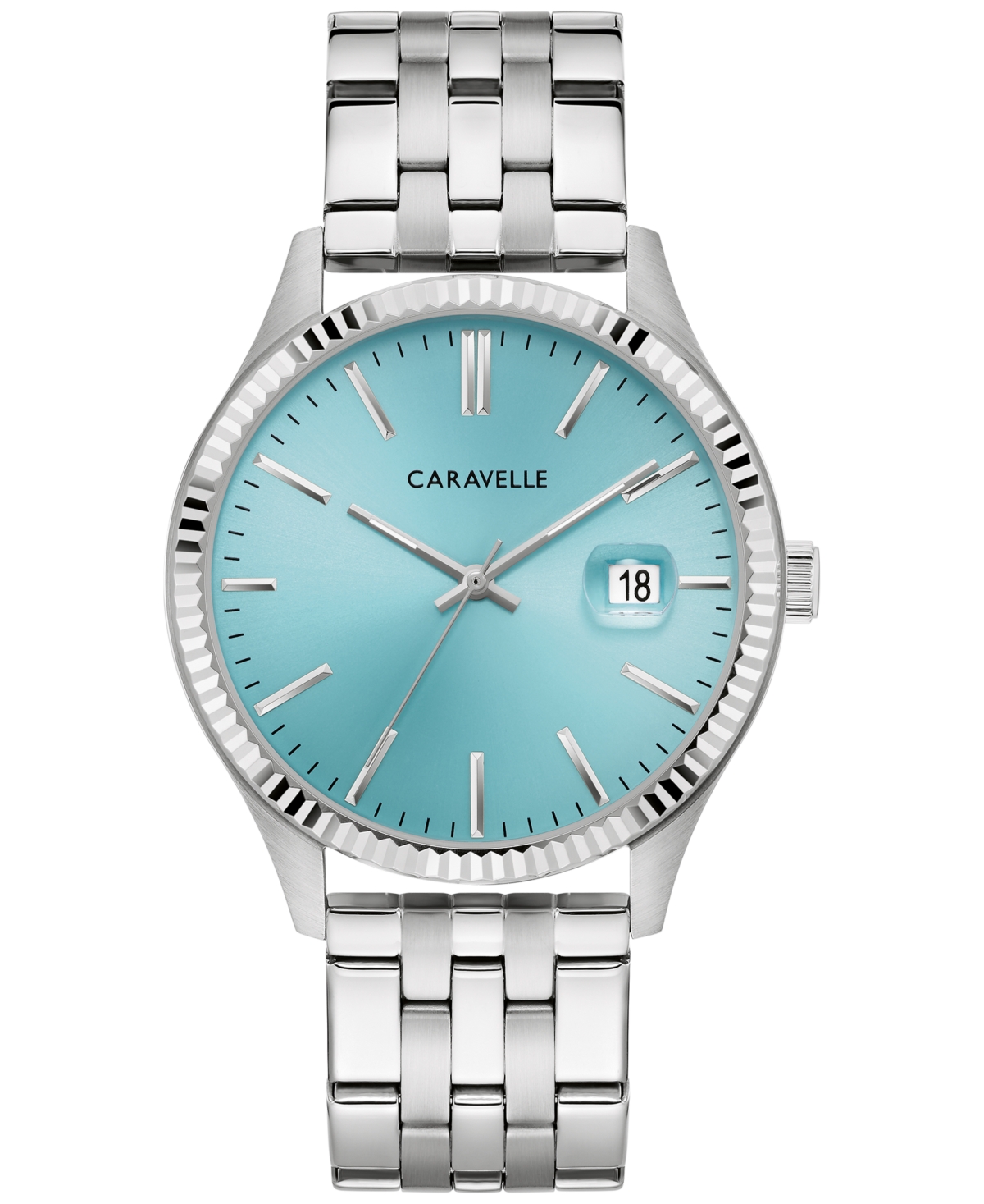 Men's Classic Stainless Steel Bracelet Watch 41mm - Silver-tone