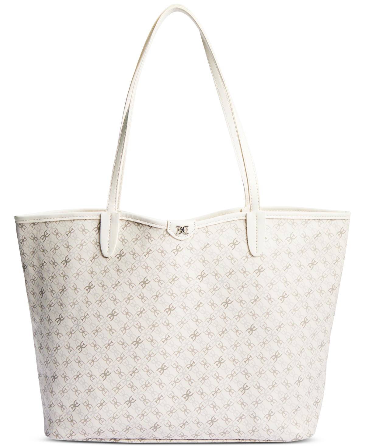 SAM EDELMAN HARPER LARGE MONOGRAM BLACK SHOPPER 
