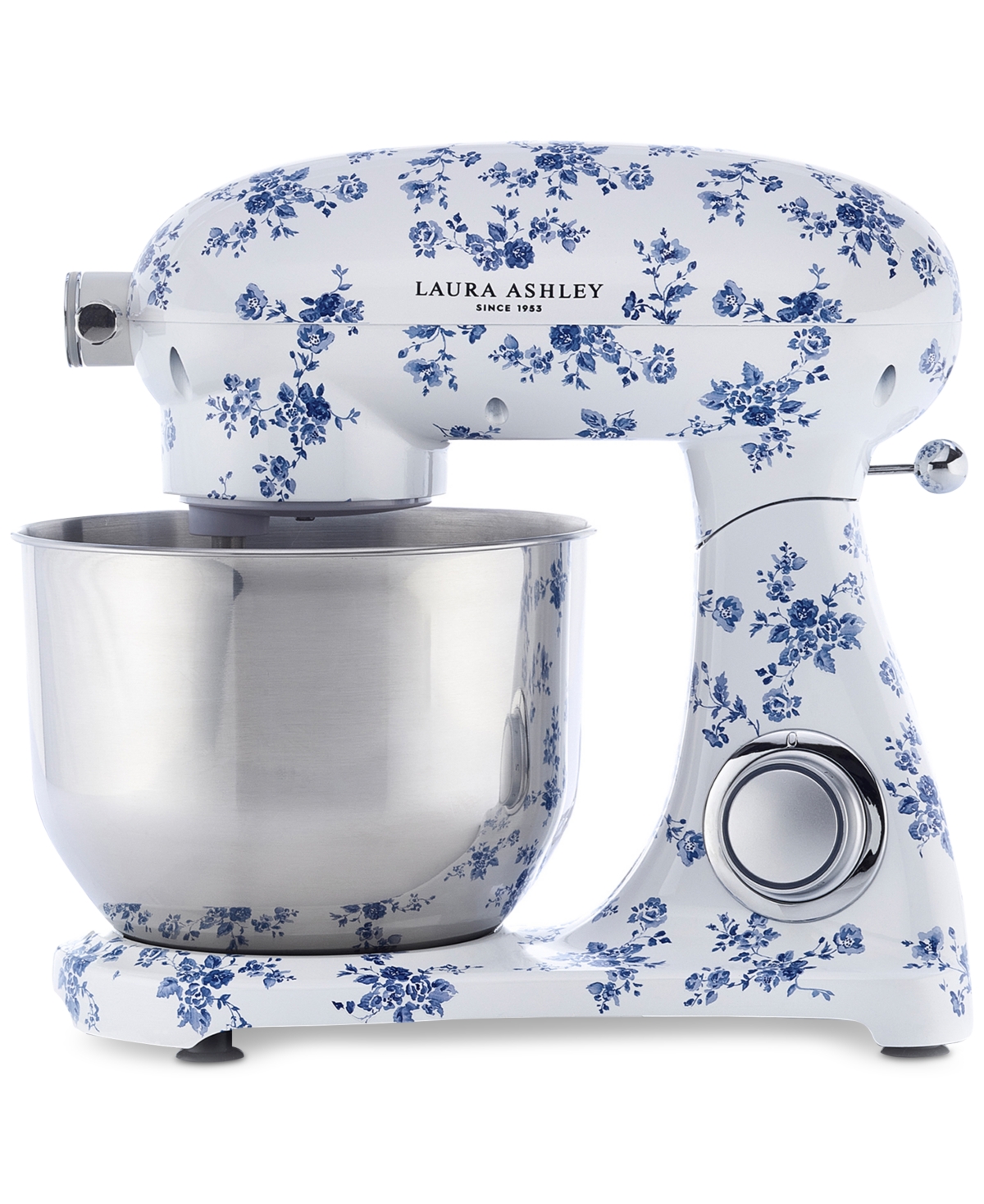 Laura Ashley Floral-print 6l 6-speed Die-cast Stand Mixer In China Rose