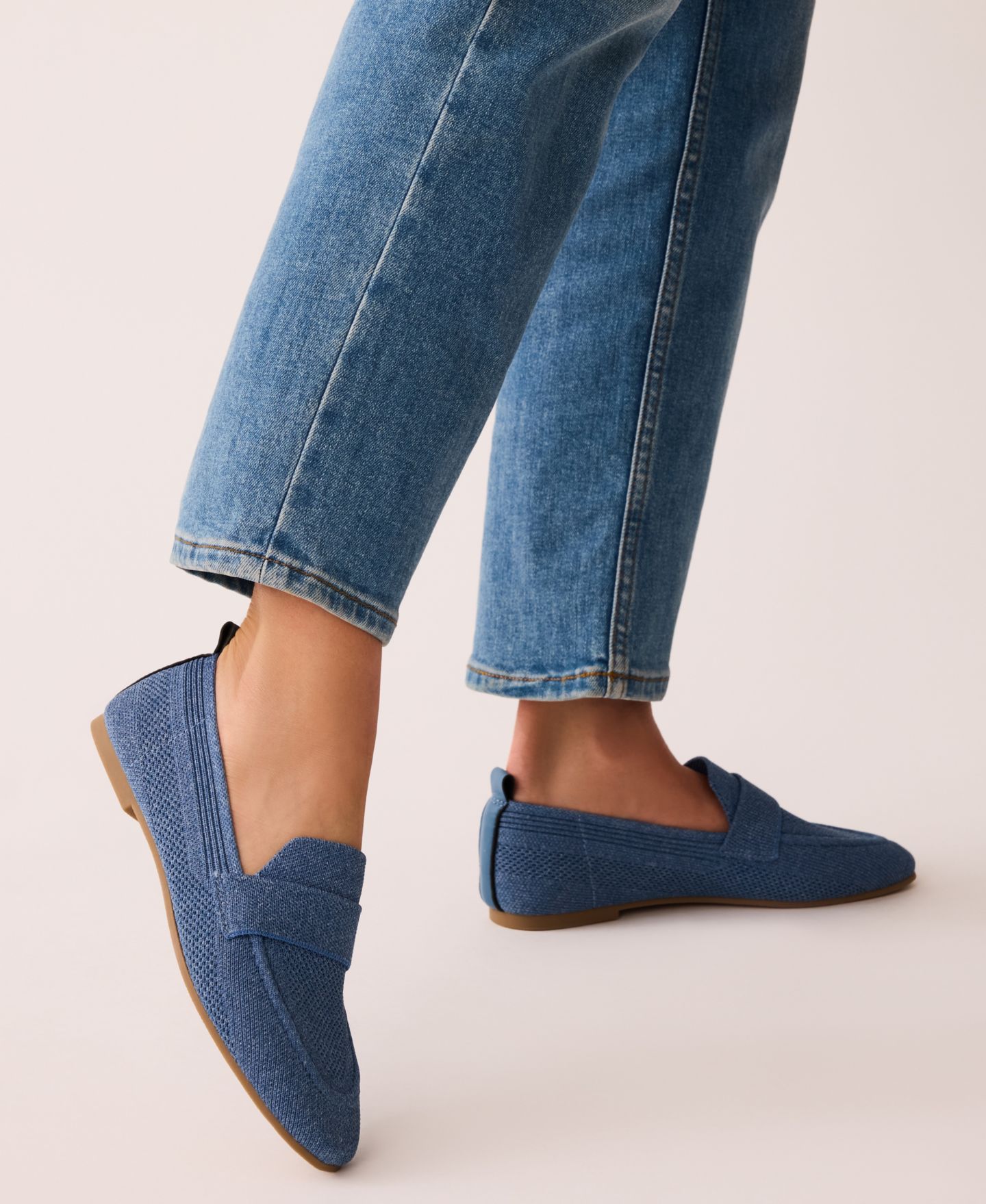 Женские туфли Anne Klein Tye Knit Slip On, цвет: Синий — фото 11