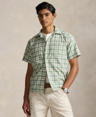 Polo Ralph Lauren - Men's Classic-Fit Plaid Oxford Camp Workshirt