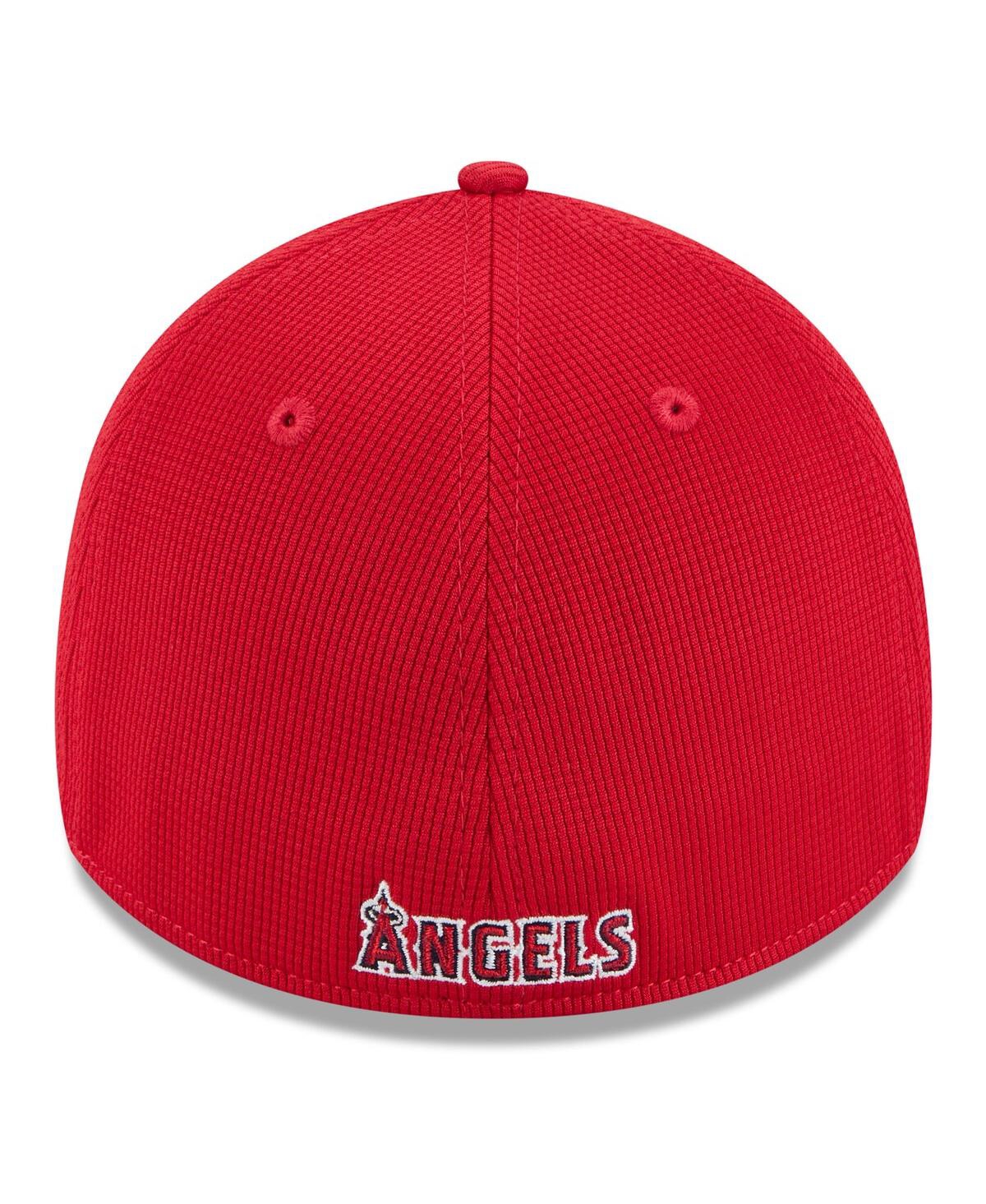 New Era Men's Red Los Angeles Angels 2025 Spring Training 39thirty Flex Hat In Red