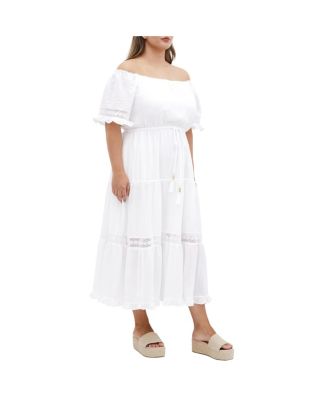 Plus Size Angel Midi Dress