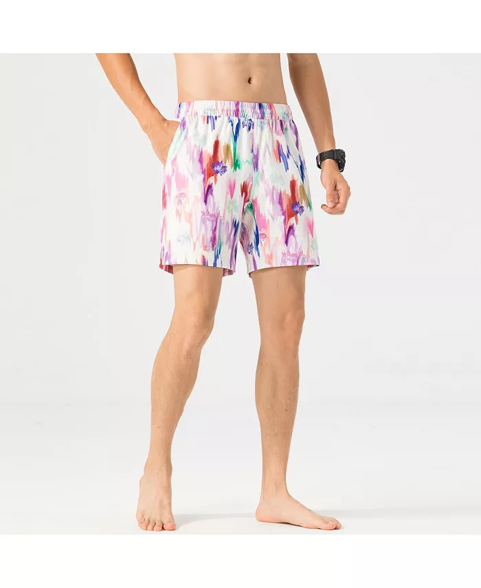 Men's Swim Shorts Beach Trunks Boardshorts Volley Shorts Quick Dry - thumbnail 6