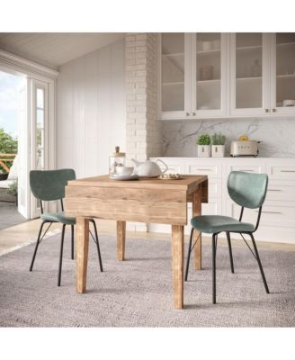 Modern Split-Back Upholstered Dining Chair (Set of 2)