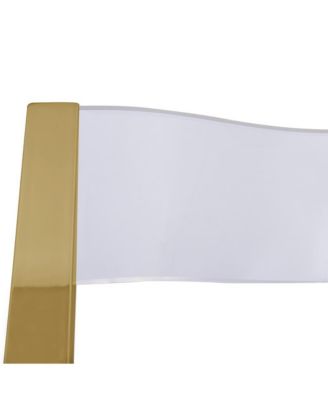 Menno Modern Acrylic Gold Base Folding Chair