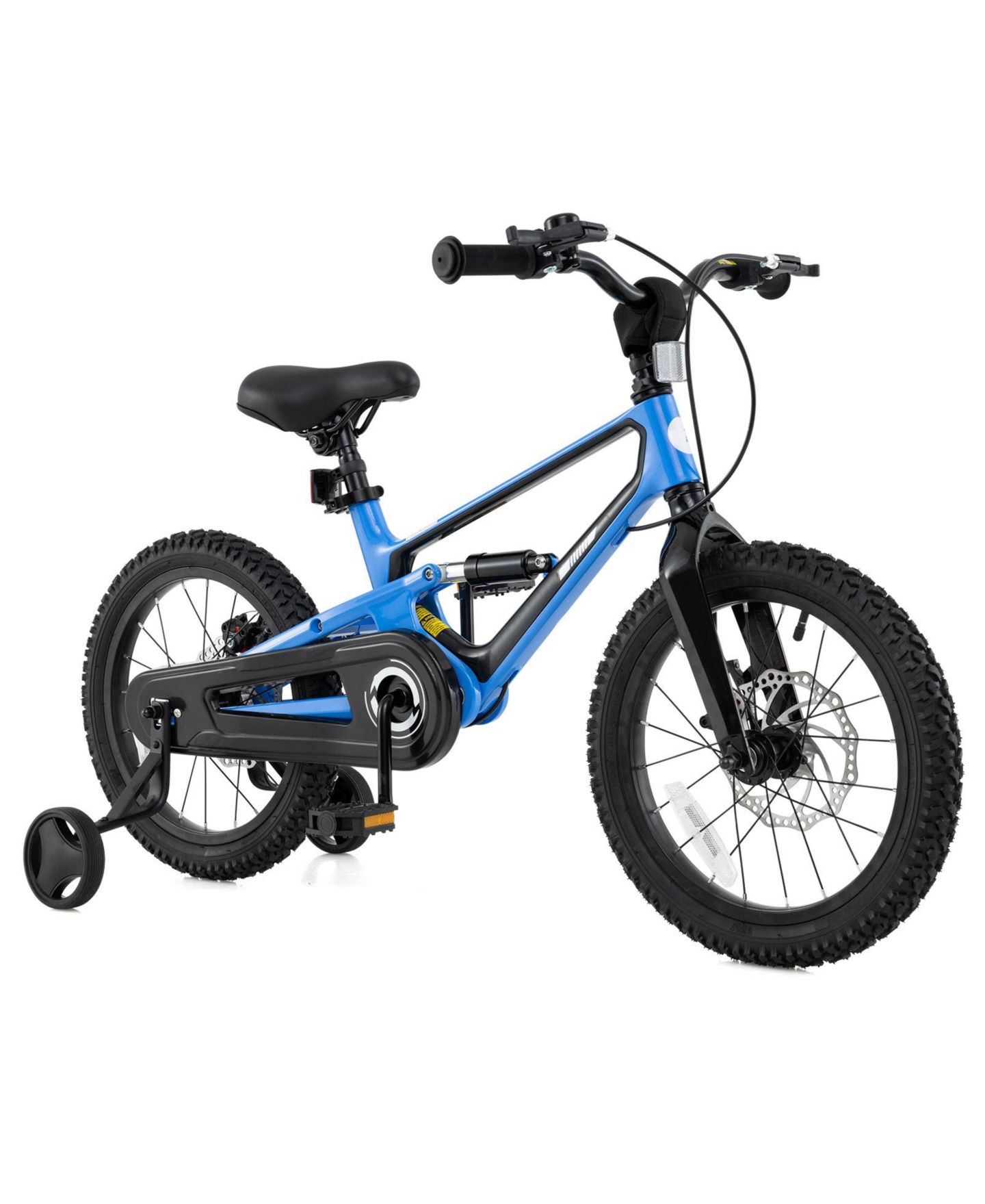 Детская игрушка Slickblue 16" Shock Absorber Adjustable Kids' Bike, от 3 лет, цвет: Синий — фото 1