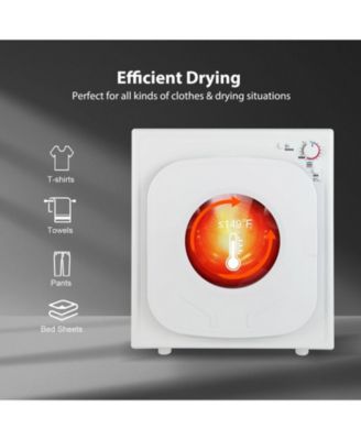1500W Compact Laundry Dryer with Touch Panel