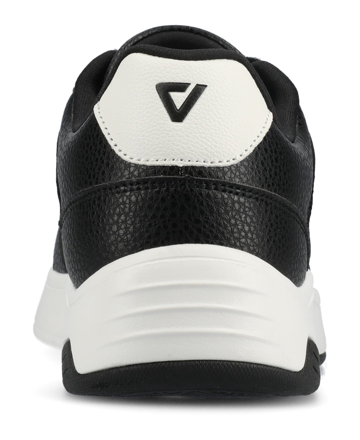 Мужские перфорированные гибкие кроссовки Vance Co. Swift Comfort с низким верхом, цвет: Чёрный — фото 3
