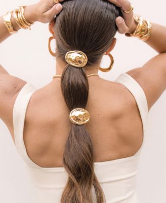 Oval Lux Hinge Barrette