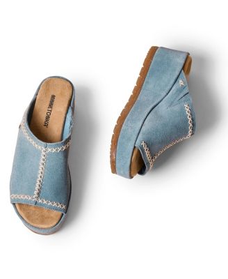 Women's Paislee Suede Wedge Sandals