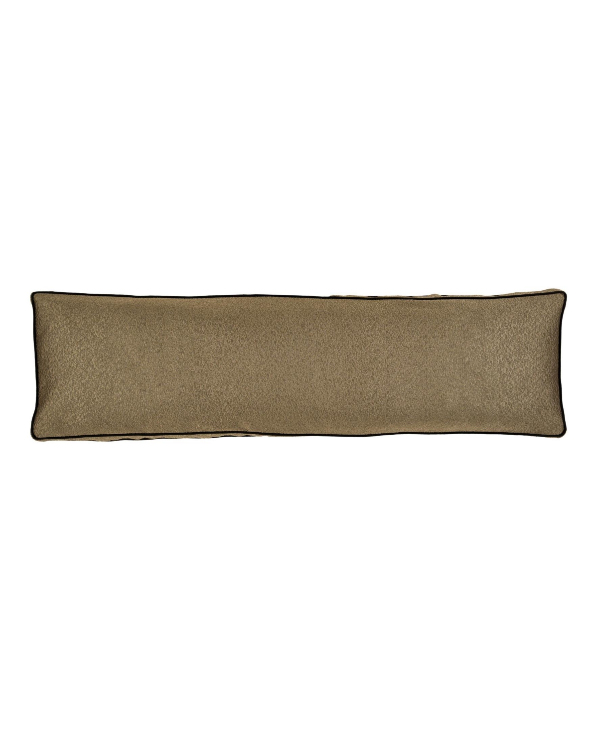 J Queen New York La Boheme Bolster Decorative Pillow, 15" X 52" In Onyx