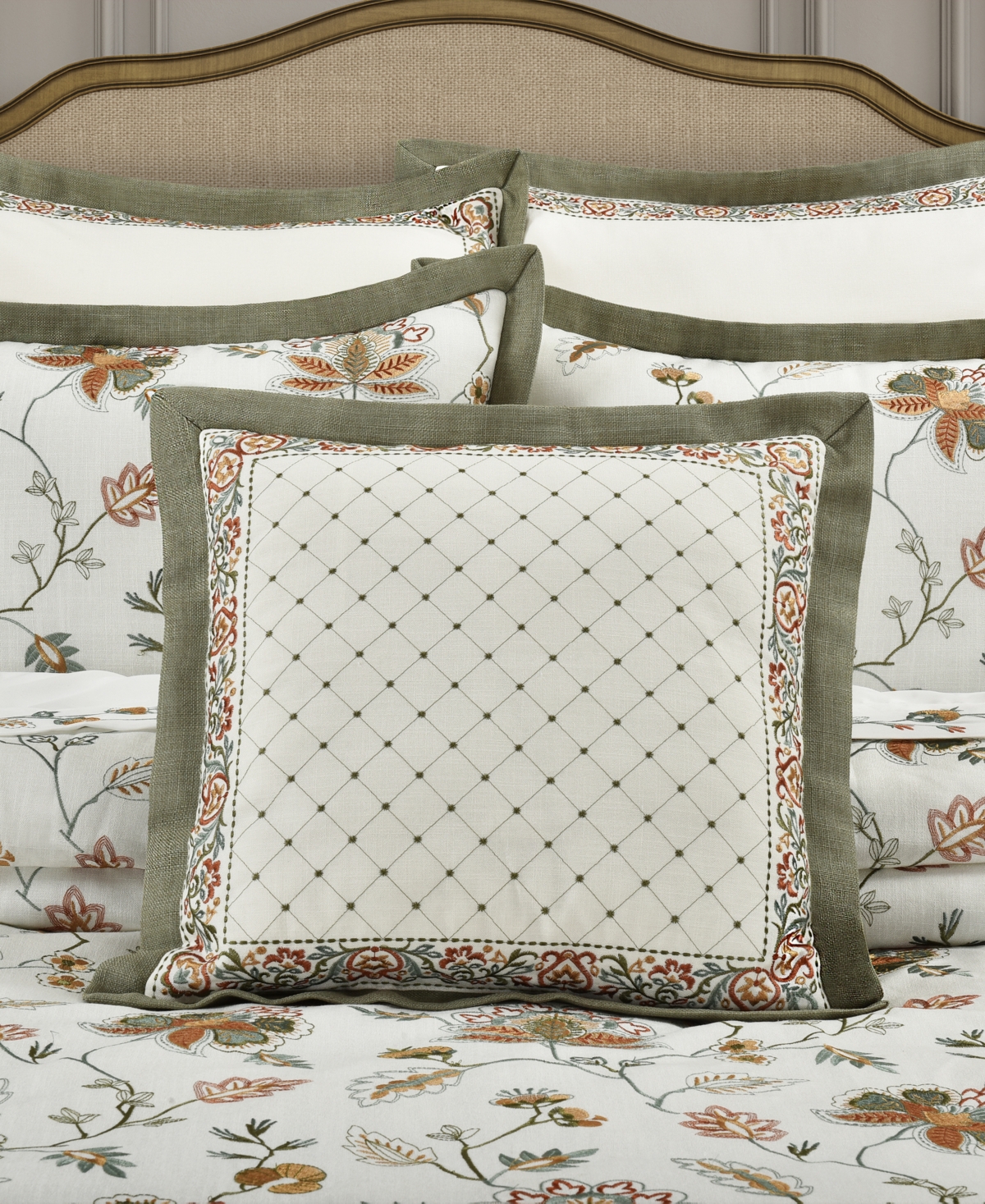J Queen New York Athena Decorative Pillow, 18" X 18" In Harvest