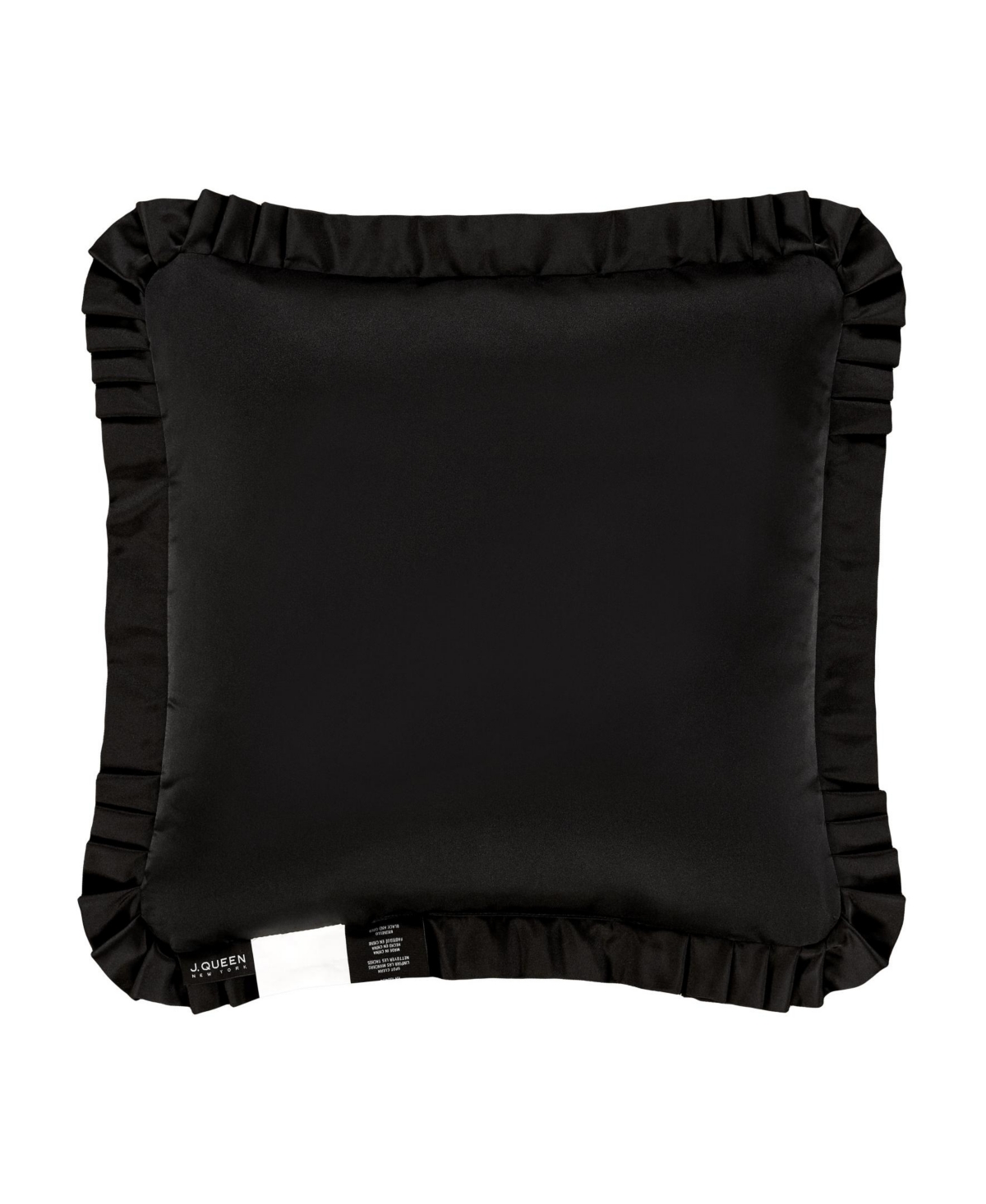 J Queen New York Brunello Decorative Pillow, 20" X 20" In Black