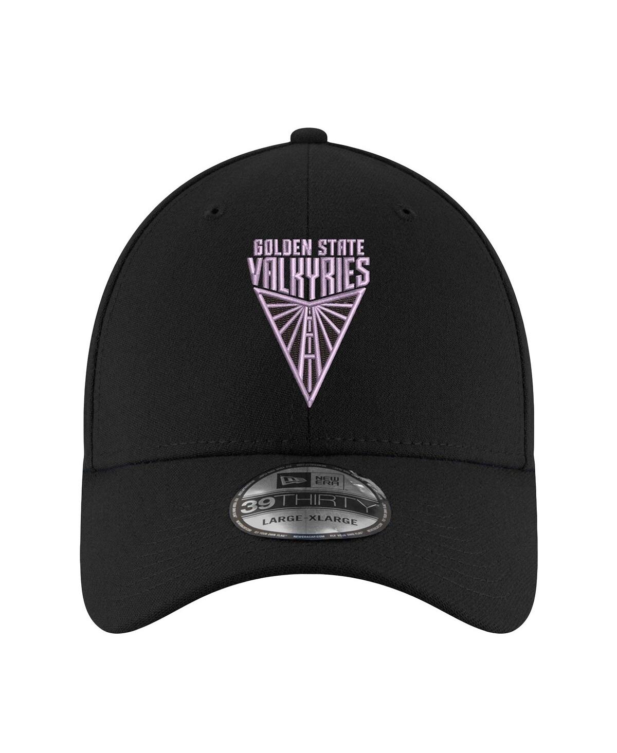New Era Men's And Women's Eclipse Black Golden State Valkyries Logo 39thirty Flex Hat In Eclipse Black