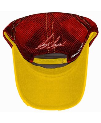 Men's Checkered Flag Sports Yellow Joey Logano 2024 NASCAR Cup Series Champion Patch Adjustable Hat