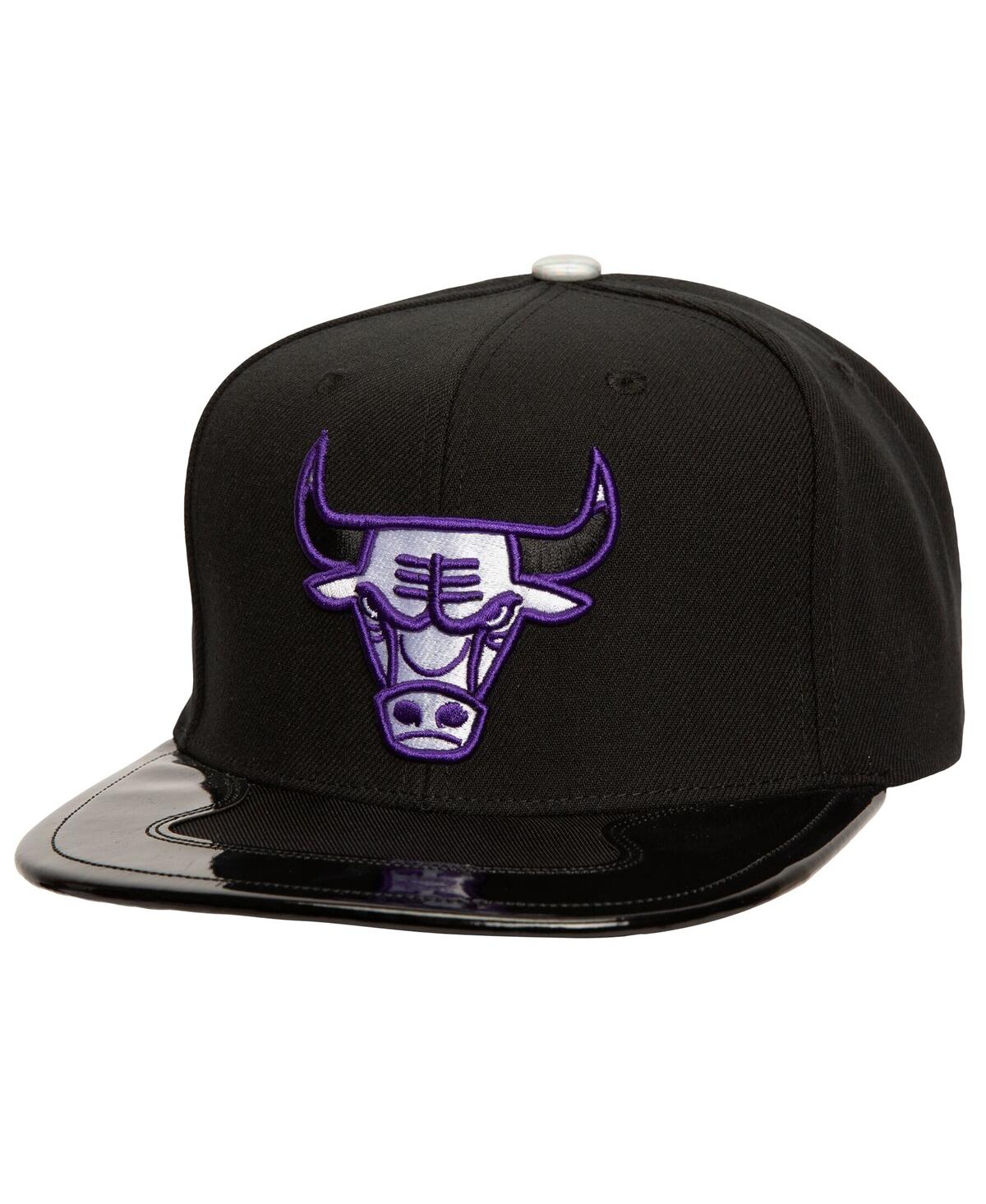 Mitchell & Ness Men's Black Chicago Bulls Day 11 Snapback Hat In Black