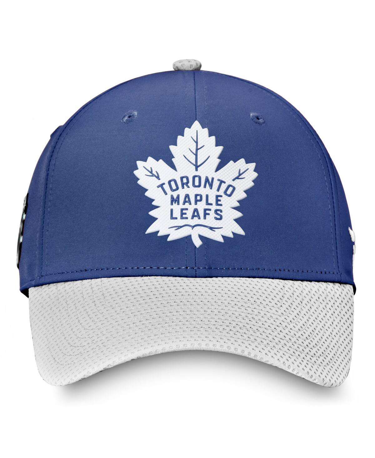 Fanatics Men's Blue Toronto Maple Leaf's 2020 Locker Room Structured Adjustable Hat In Blue