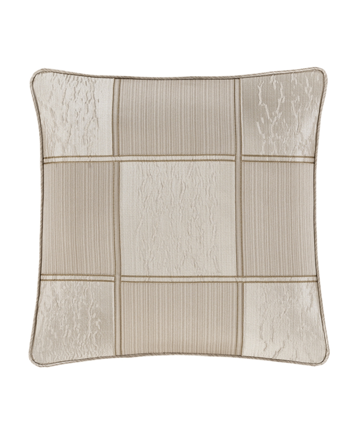 J Queen New York Brando Decorative Pillow, 18" X 18" In Flax
