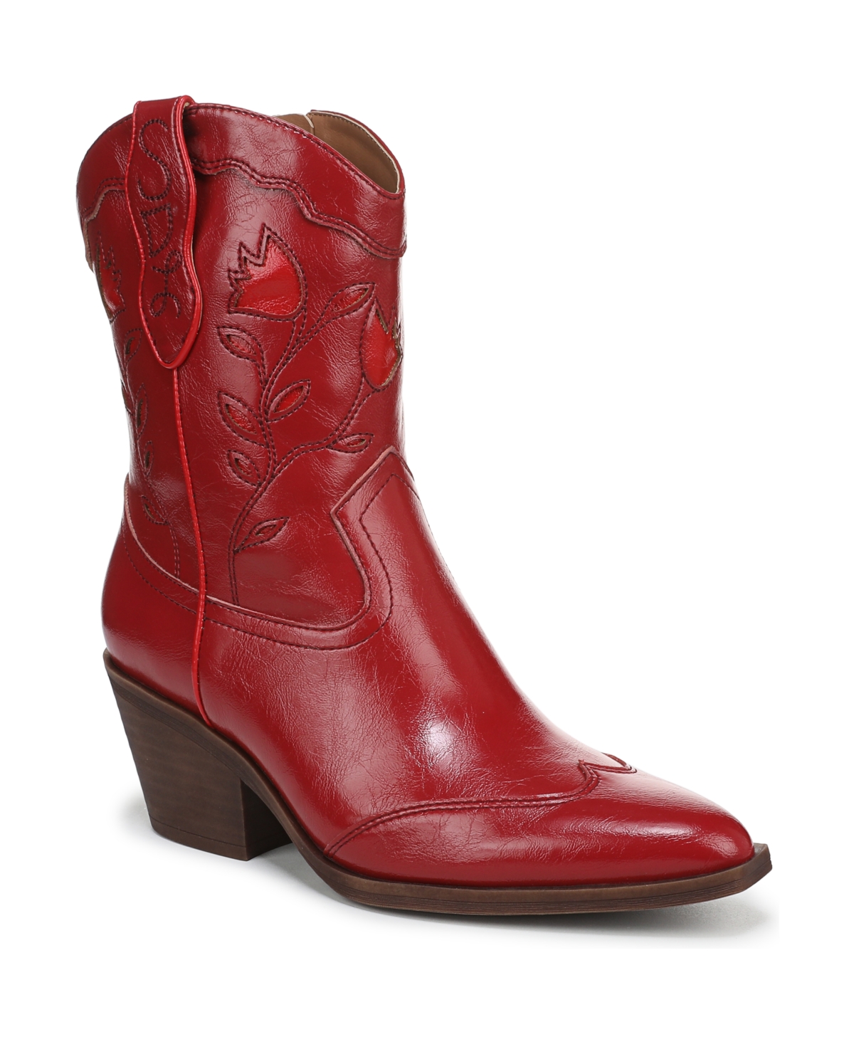 Sam & Libby Women's Flash Block Heel Western Booties