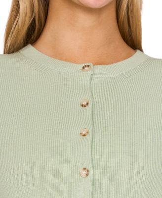 Women's Button-Front Knit Cardigan