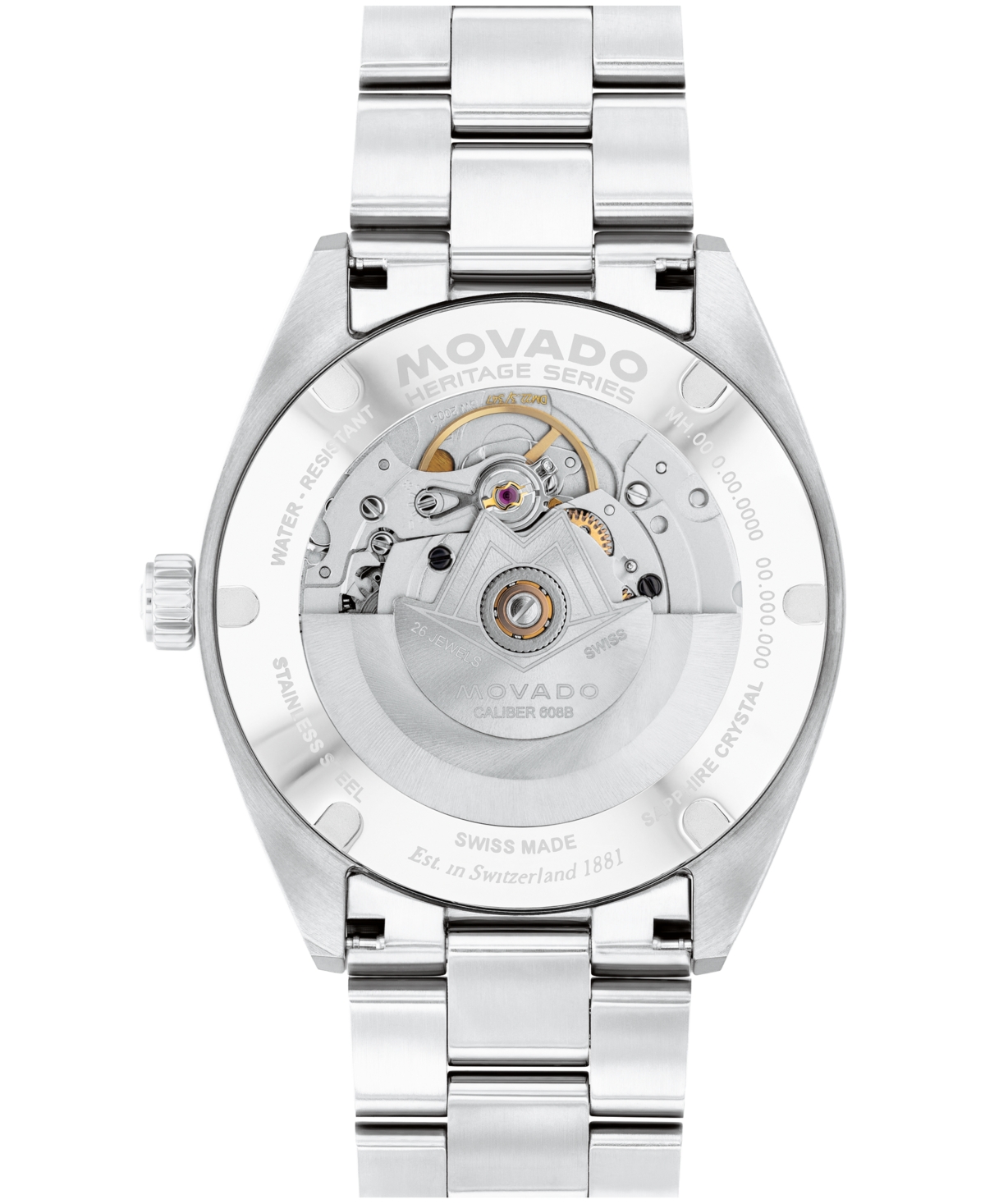 Men's Calendoplan S Swiss Automatic Stainless-Steel Watch, 40mm - Silver-Tone