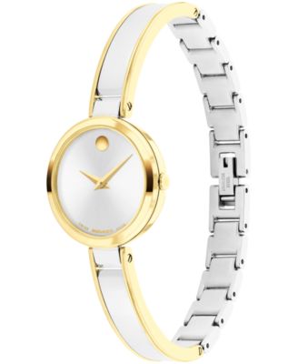 Women's Moda Swiss Quartz Stainless-Steel Yellow PVD Watch, 24mm