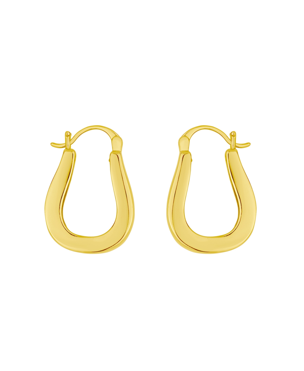 And Now This Polished Click Top Hoop Earrings