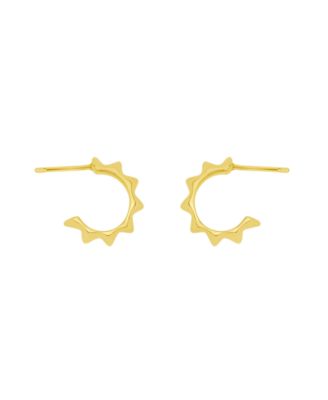 Puff Double Row Hoop Earrings