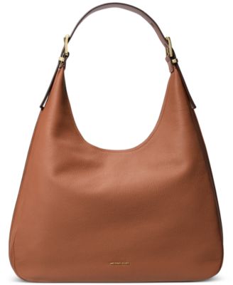 MICHAEL Nolita Large Leather Hobo Shoulder Bag 