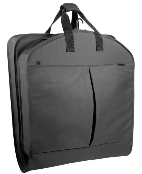 Дорожный чехол для одежды WallyBags 52" Deluxe с карманами, цвет: Чёрный