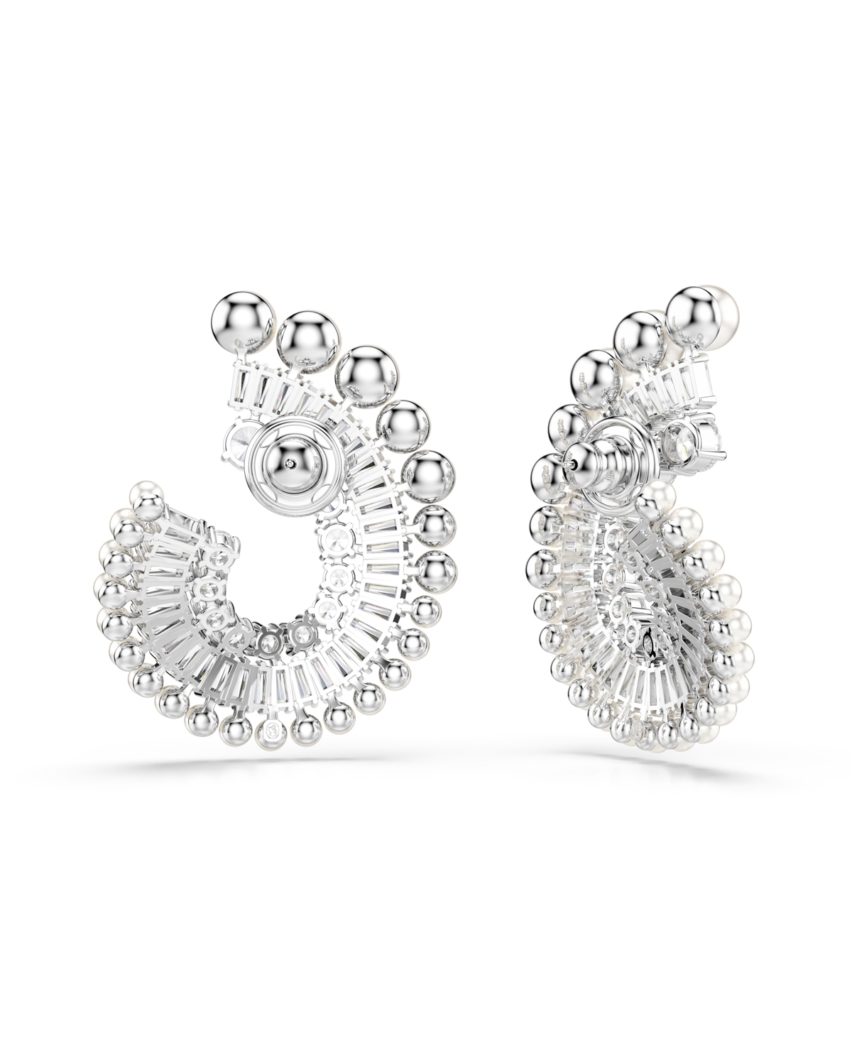 Swarovski Ariana Grande X  Drop Earrings In Silver