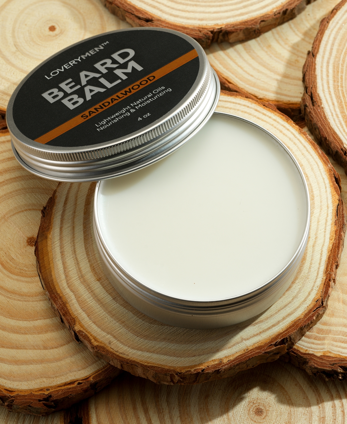 Lovery Men Sandalwood Beard Balm, 4 Oz. In No Color