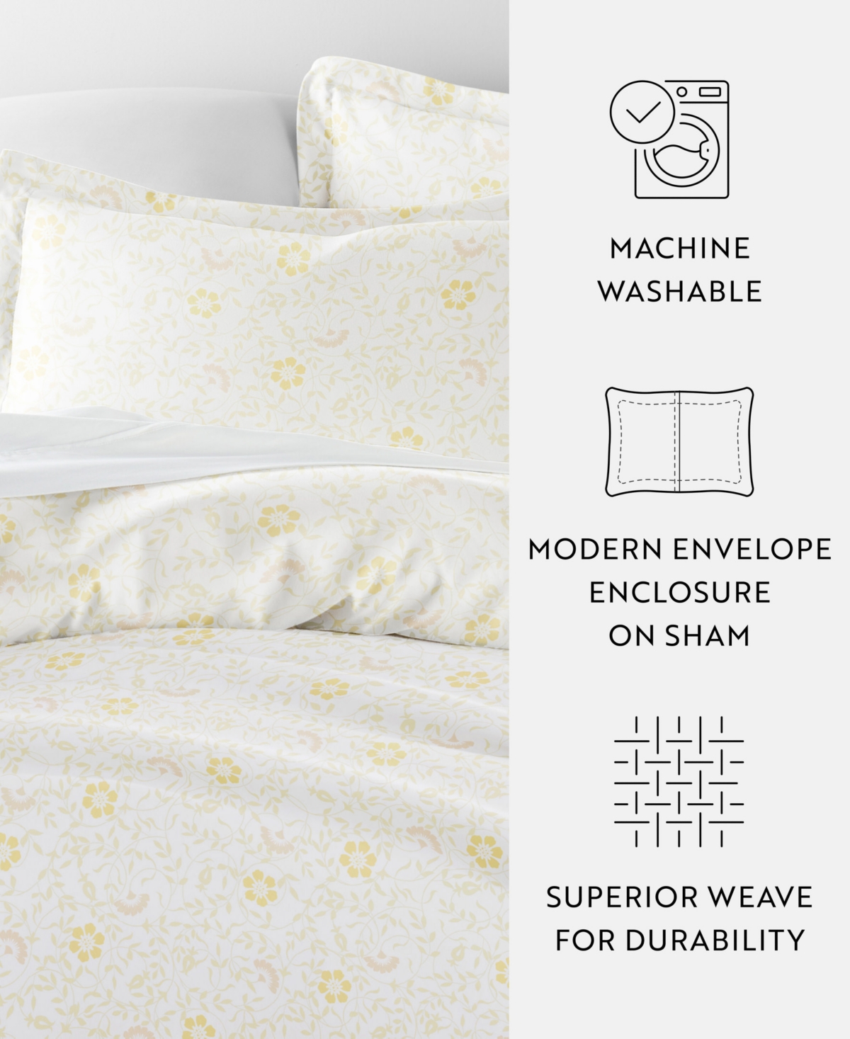 ienjoy Home Tranquil Sleep Patterned Duvet Cover Set