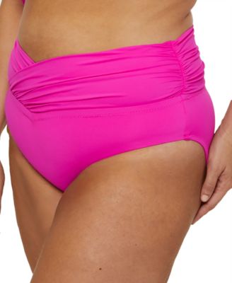 Plus Size Marble Canyon High Waist Bikini Bottoms