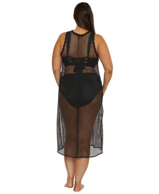 Women's Castaway Island Crocheted Cover-Up Dress