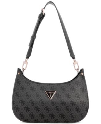 Meridian Monogram Small Top Zip Shoulder Bag 