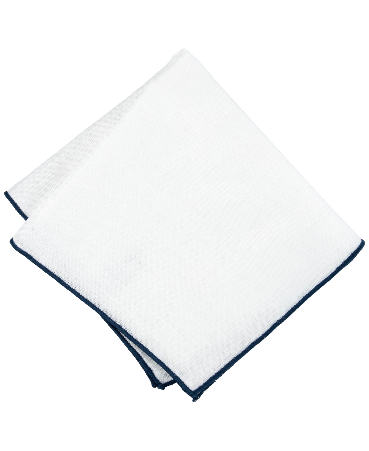 Tommy Hilfiger Men's Linen Pocket Square In Navy