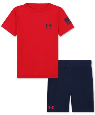 Under Armour - Toddler Boys & Little Boys Logo Shirt & Shorts Set