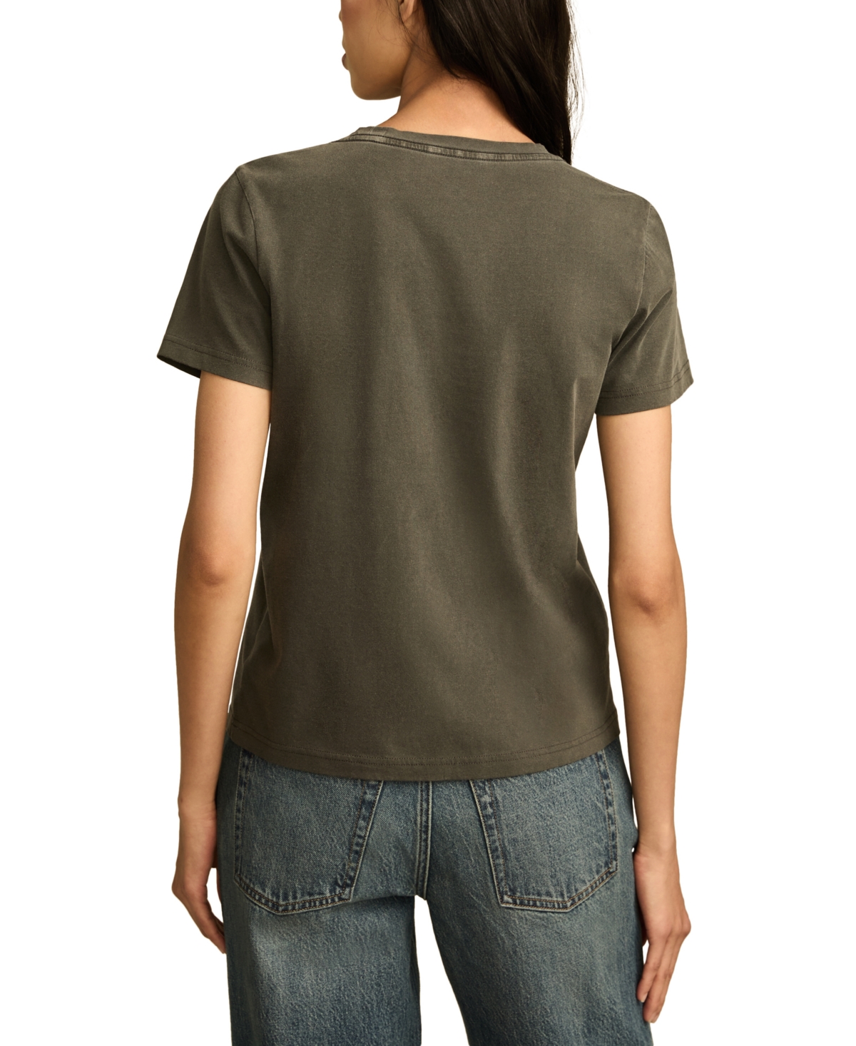 LUCKY BRAND WOMEN'S PARIS CITY OF LIGHTS T-SHIRT 