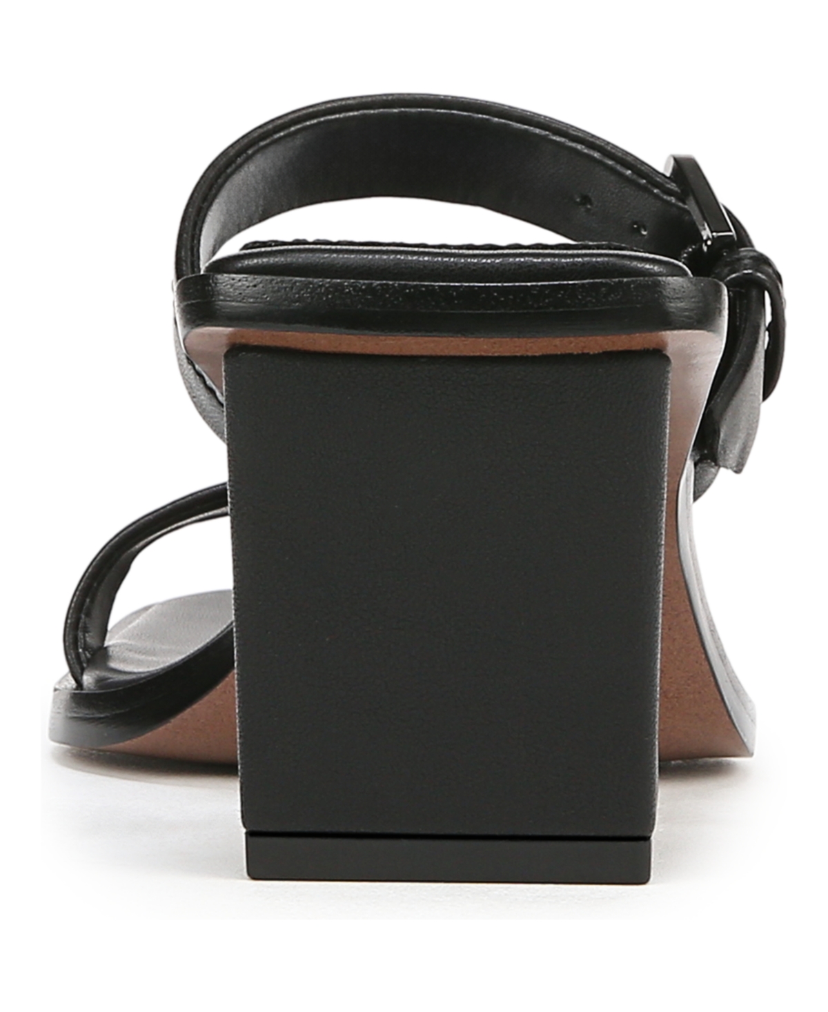 Franco Sarto Women's Frenza Open Square Toe Slide Dress Sandals In Black Leather