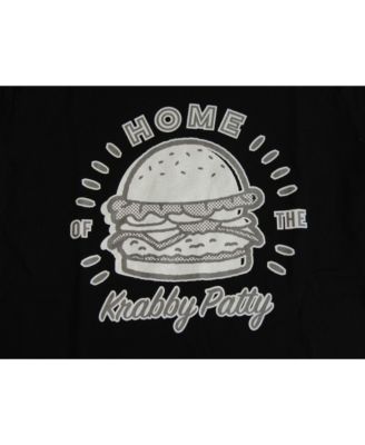 Big & Tall The Krabby Patty Black Tee-4XL