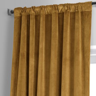 Signature Plush Velvet Hotel Blackout Curtain