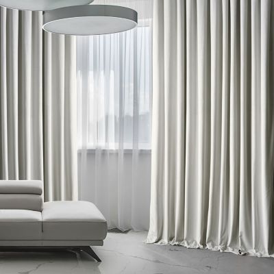 Extra Wide Signature Plush Velvet Hotel Blackout Curtain